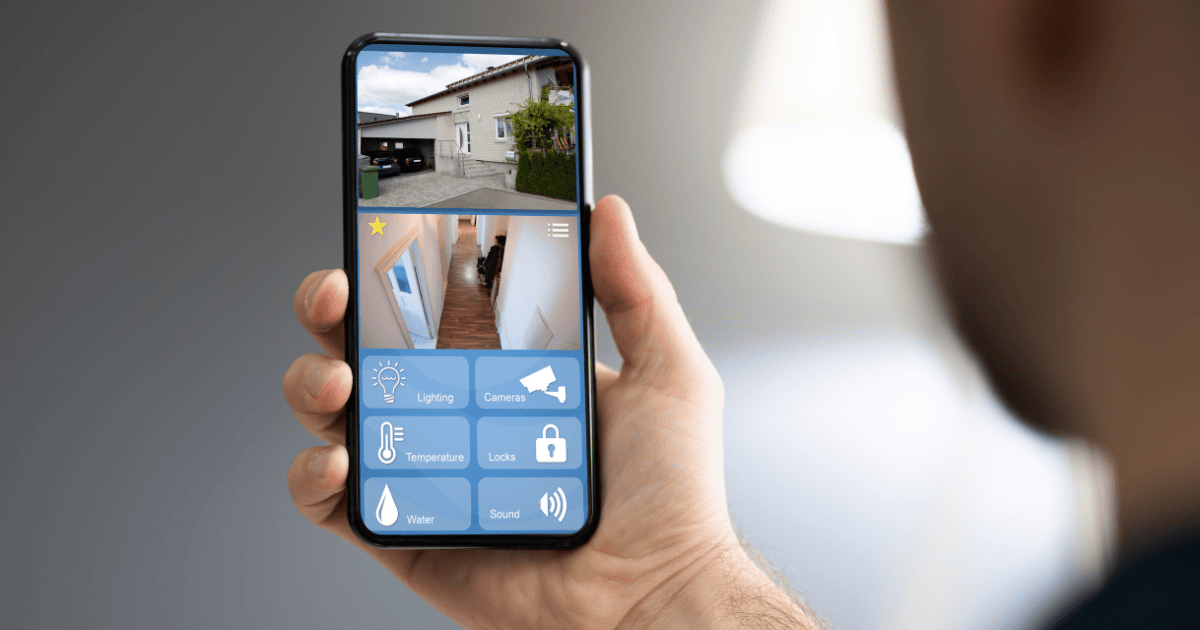 Mobile commercial security system control