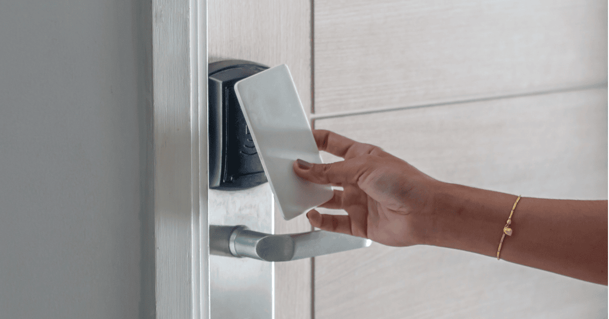 Key card and mobile credential access control